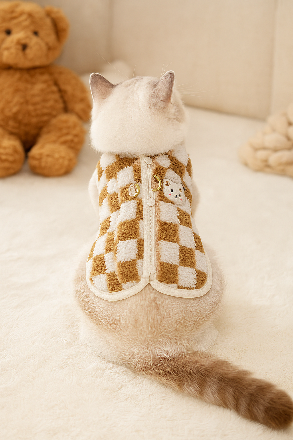 SnuggleBear Winter Knit Vest