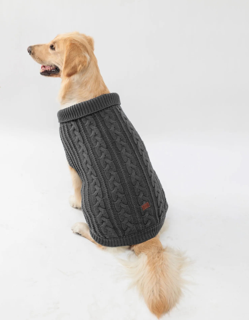 CozyPaw Knitted Dog Sweater