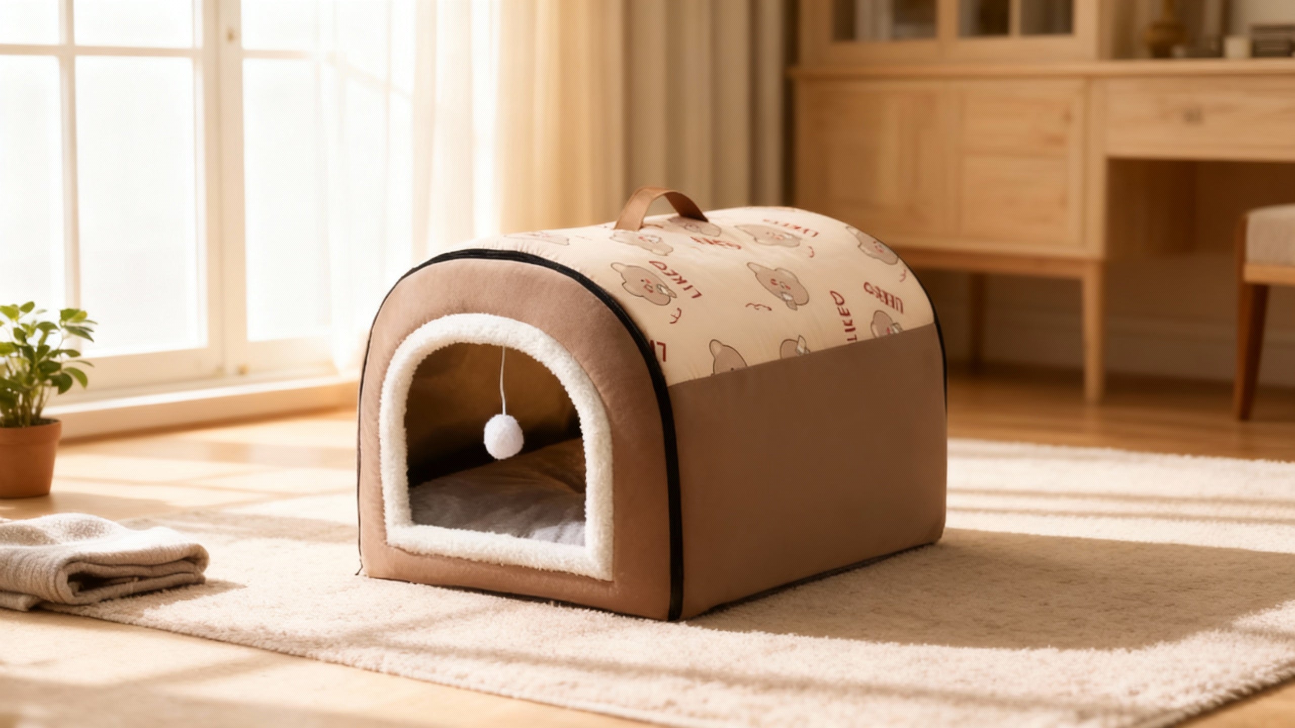 CozyCave Pet Hideaway Bed