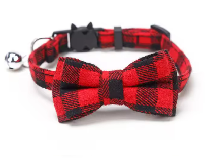 Christmas Charm Bow Collar