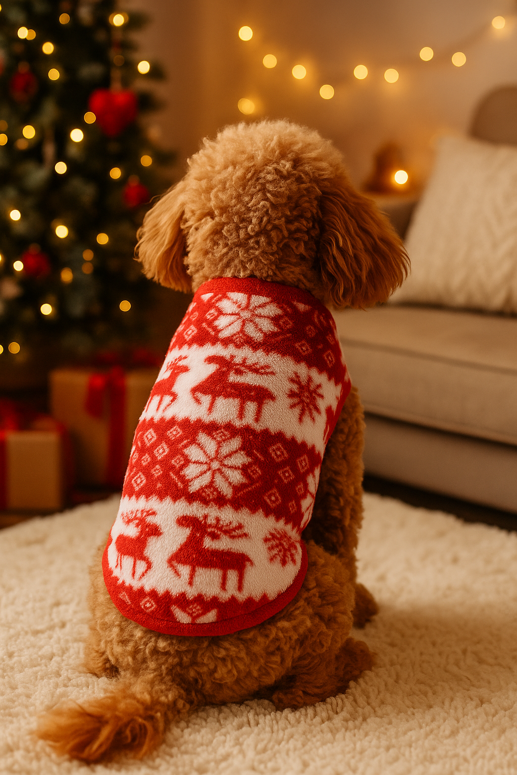 JollyPaws Christmas Reindeer Jumper