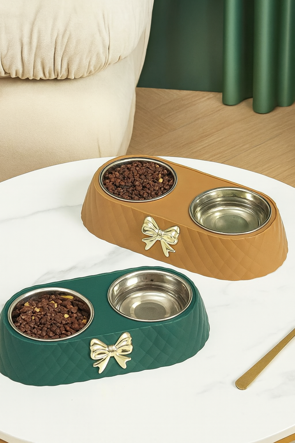 ChicBow Dual Luxury Pet Bowl