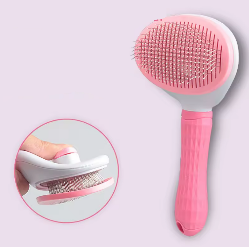 PurrfectEase One-Click Pet Hair Removal Brush