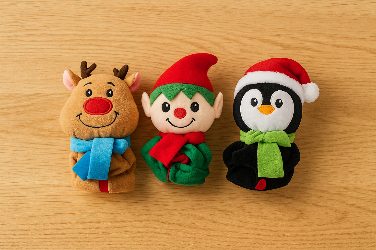 Jolly Pals Christmas Squeaky Dog Toys