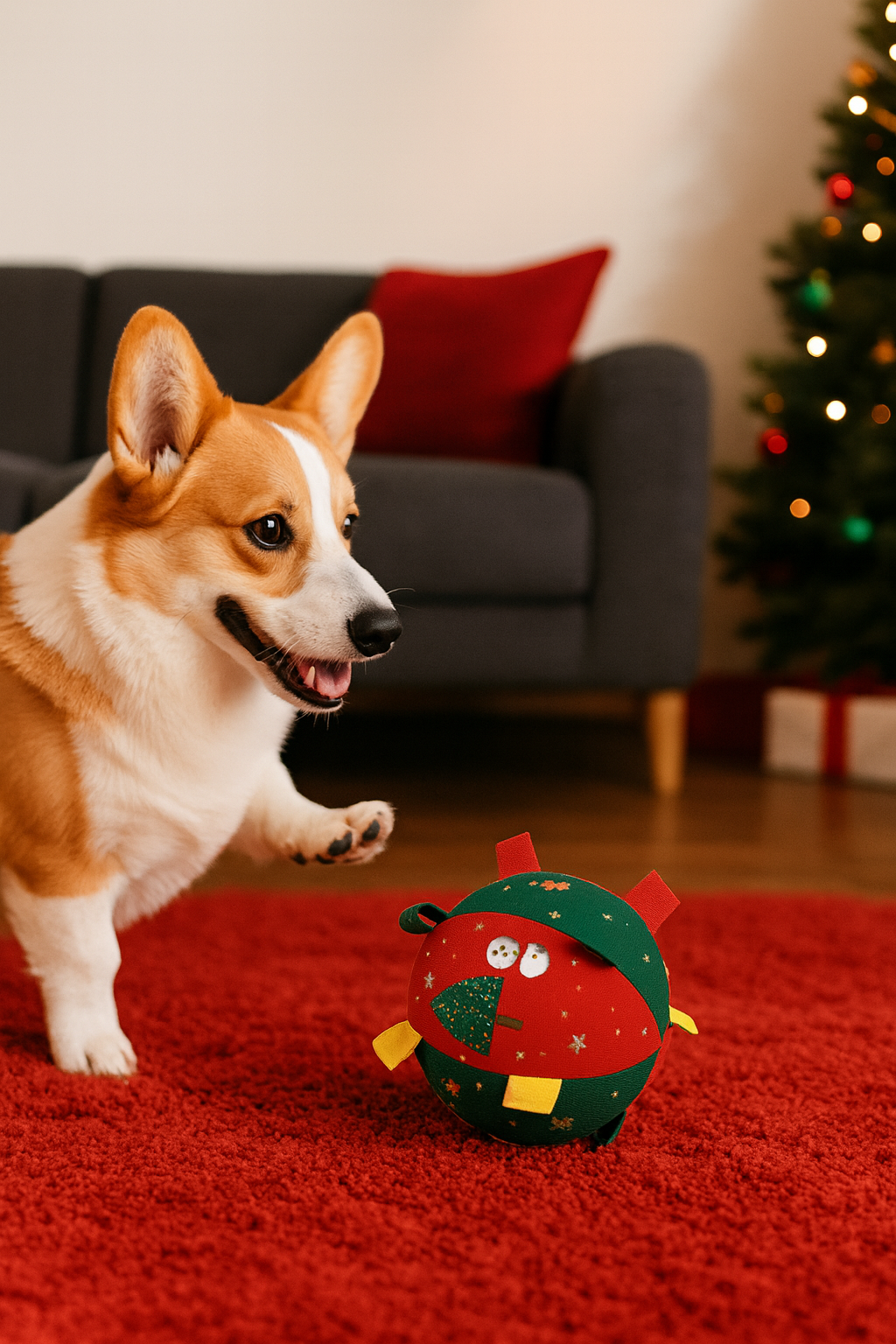 Christmas Jumping Sound Ball