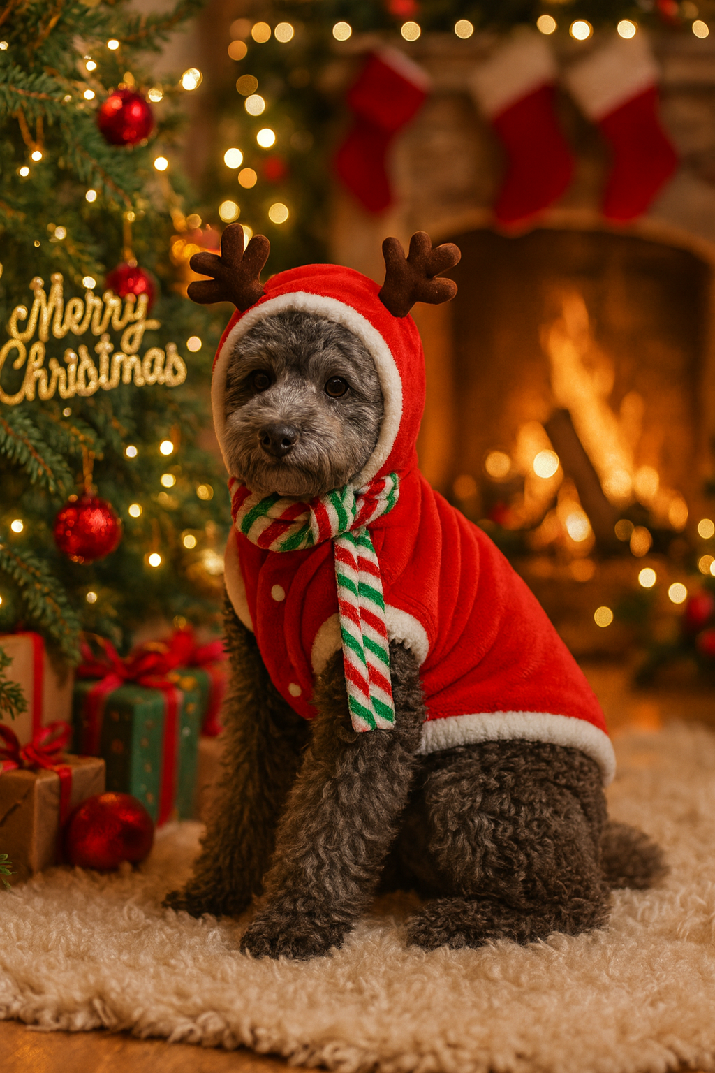 JollyPaws Christmas Reindeer Jumper