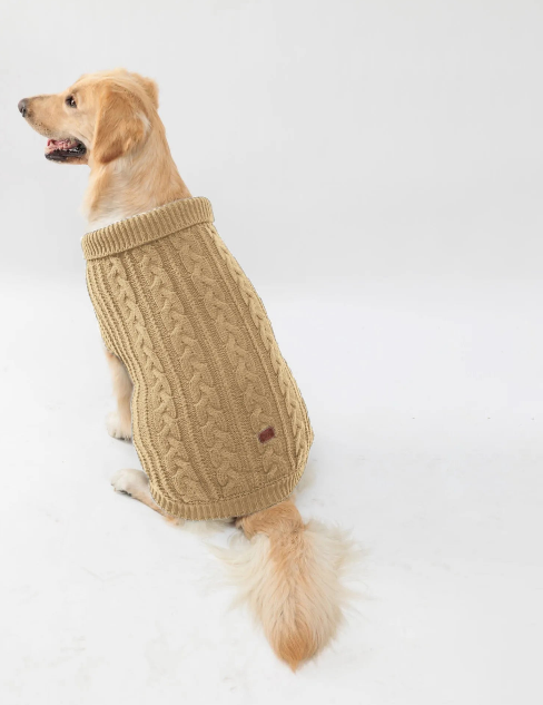 CozyPaw Knitted Dog Sweater