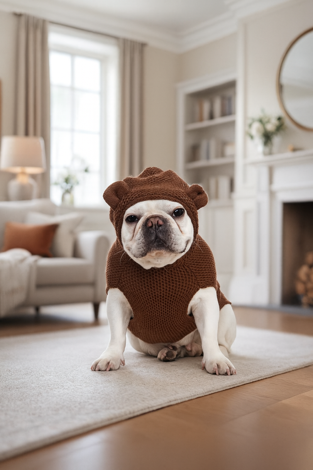 CozyBear Knit Hoodie