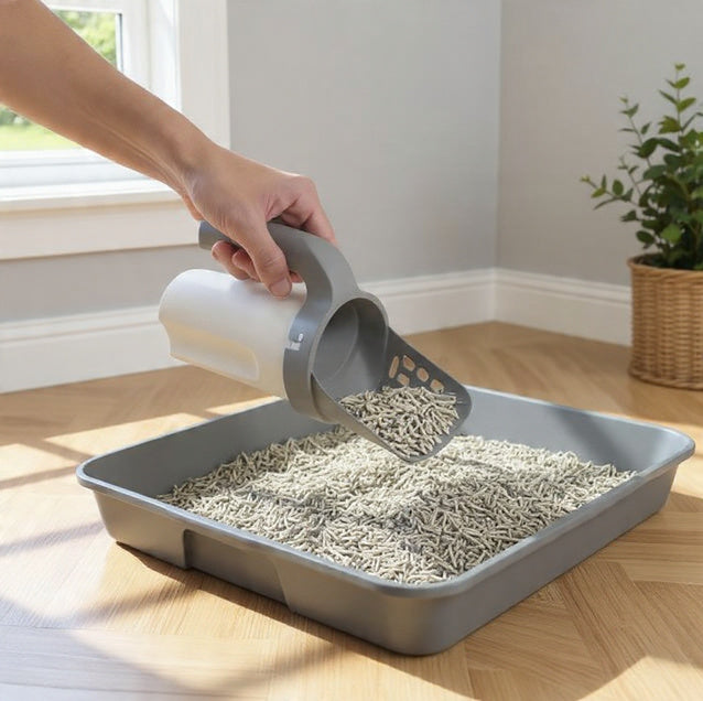 CleanEase Cat Litter Scoop Bin
