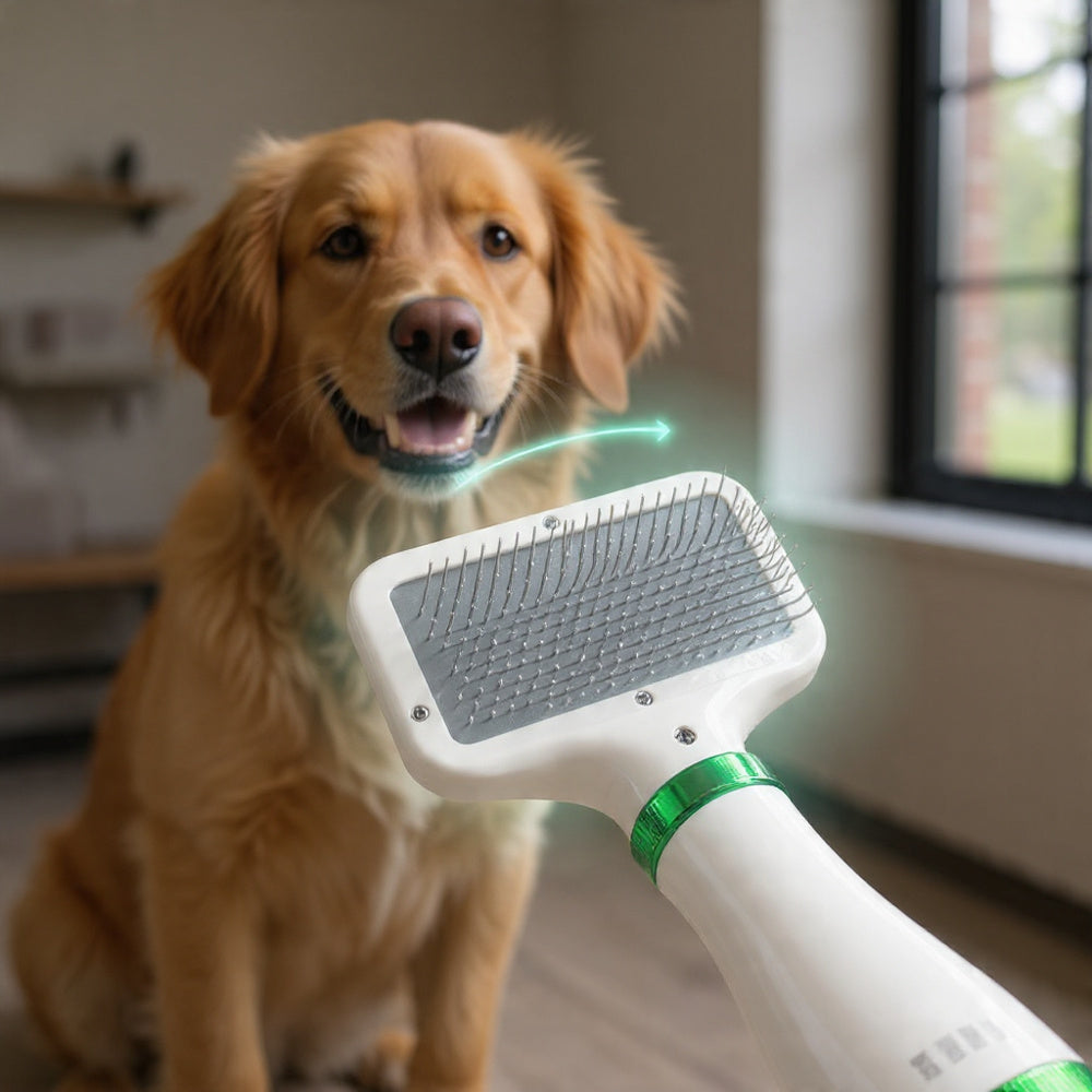 FurEase Electric Grooming Brush