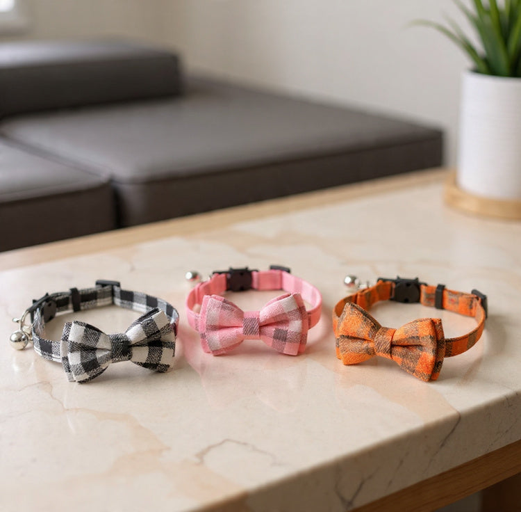 Christmas Charm Bow Collar