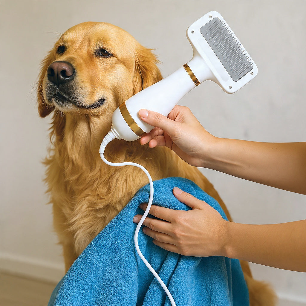 FurEase Electric Grooming Brush