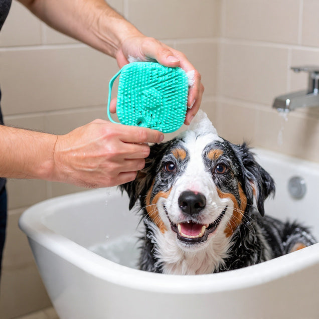 PawGlow Gentle Bathing Brush