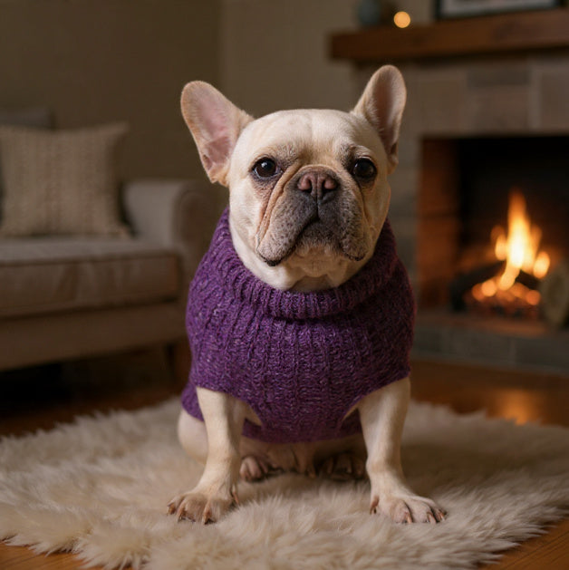CozyPaw Knitted Dog Sweater