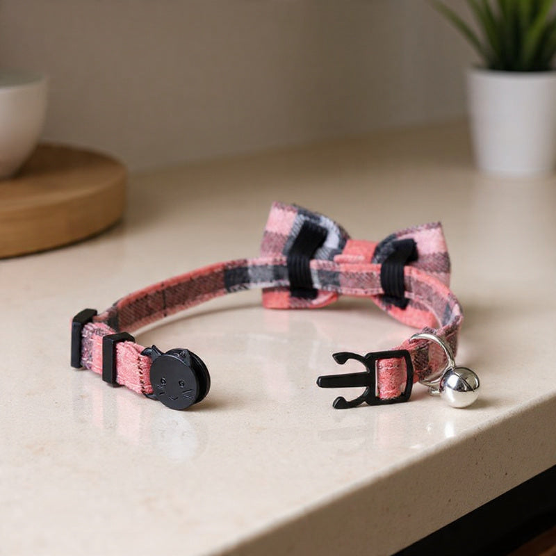 Christmas Charm Bow Collar
