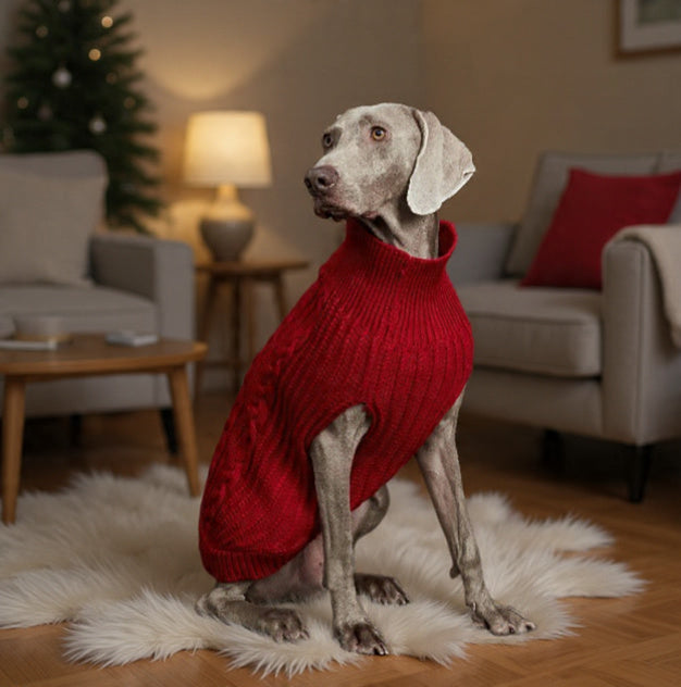 CozyPaw Knitted Dog Sweater