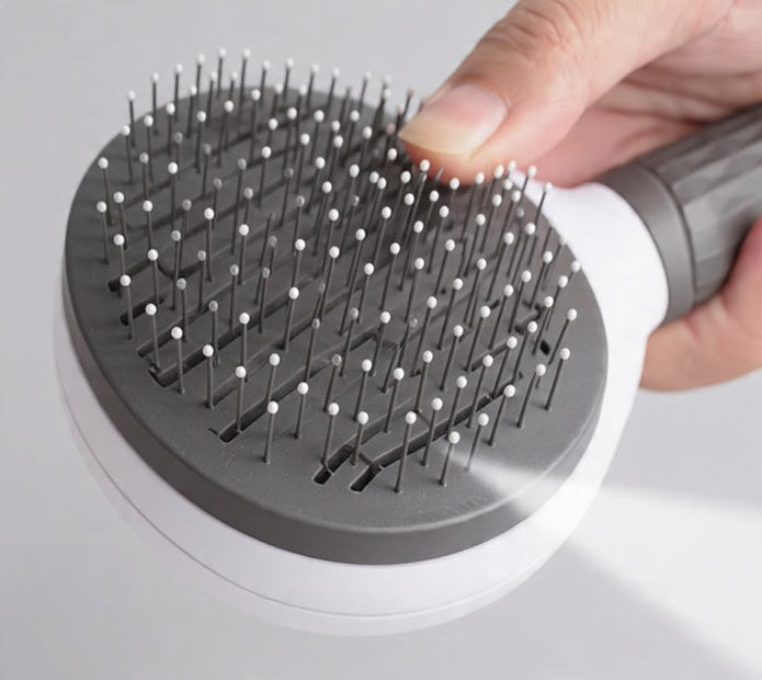 PurrfectEase One-Click Pet Hair Removal Brush