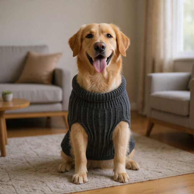 CozyPaw Knitted Dog Sweater