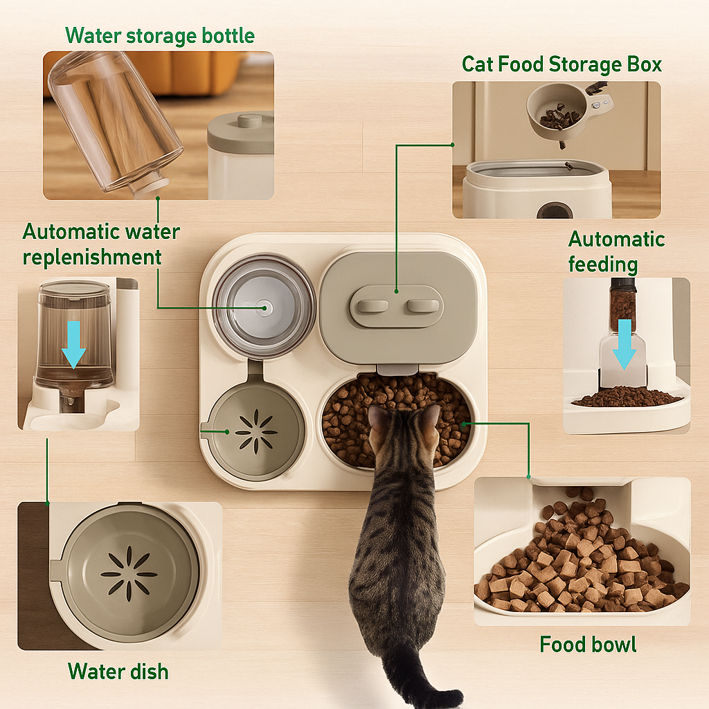AutoFeast Smart Pet Feeder & Water Dispenser