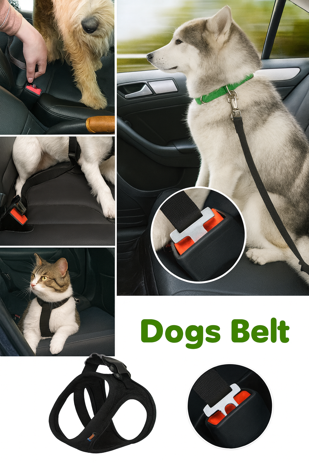 PawSafe Car Seat Belt Strap