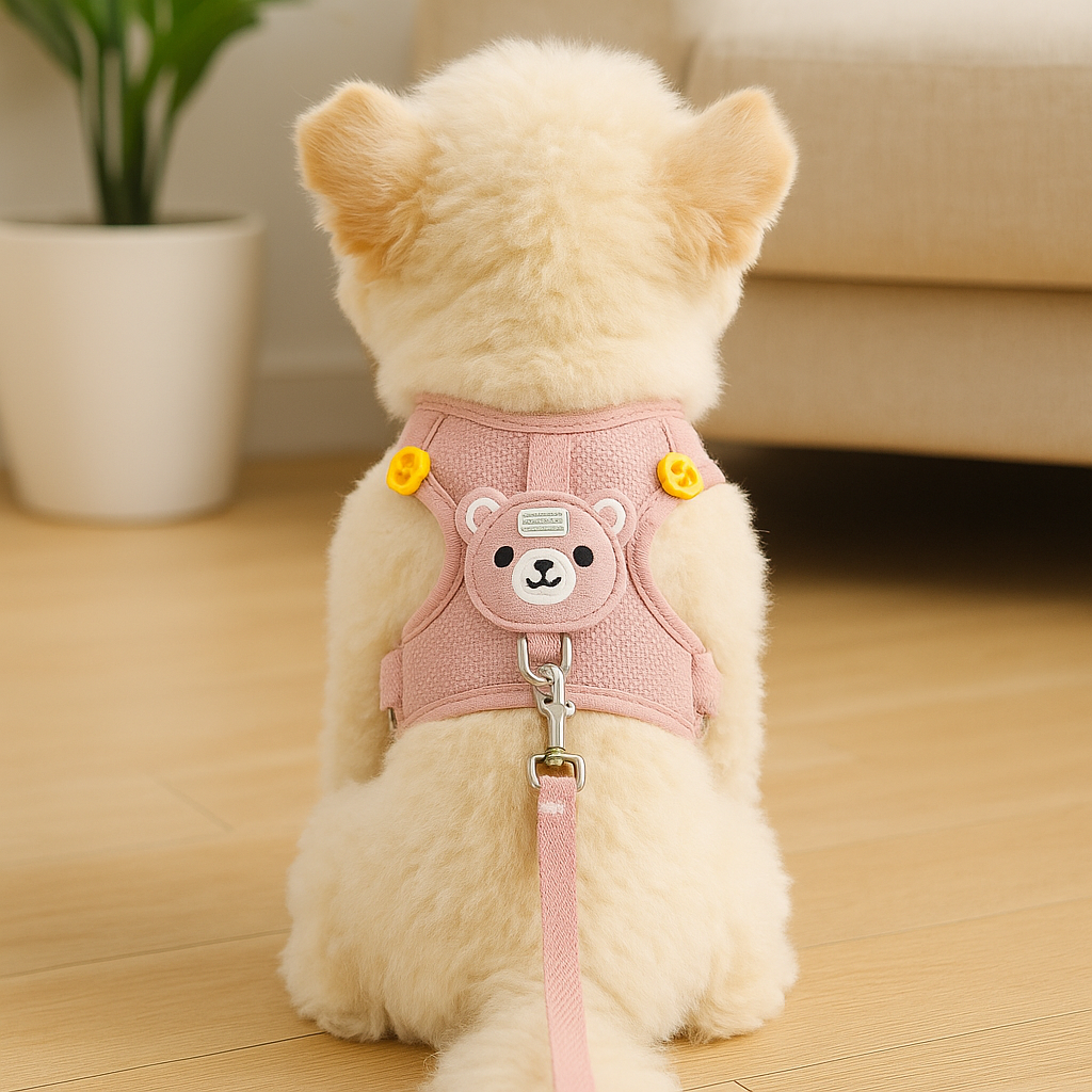 TeddyPaws Cozy Harness & Leash Set