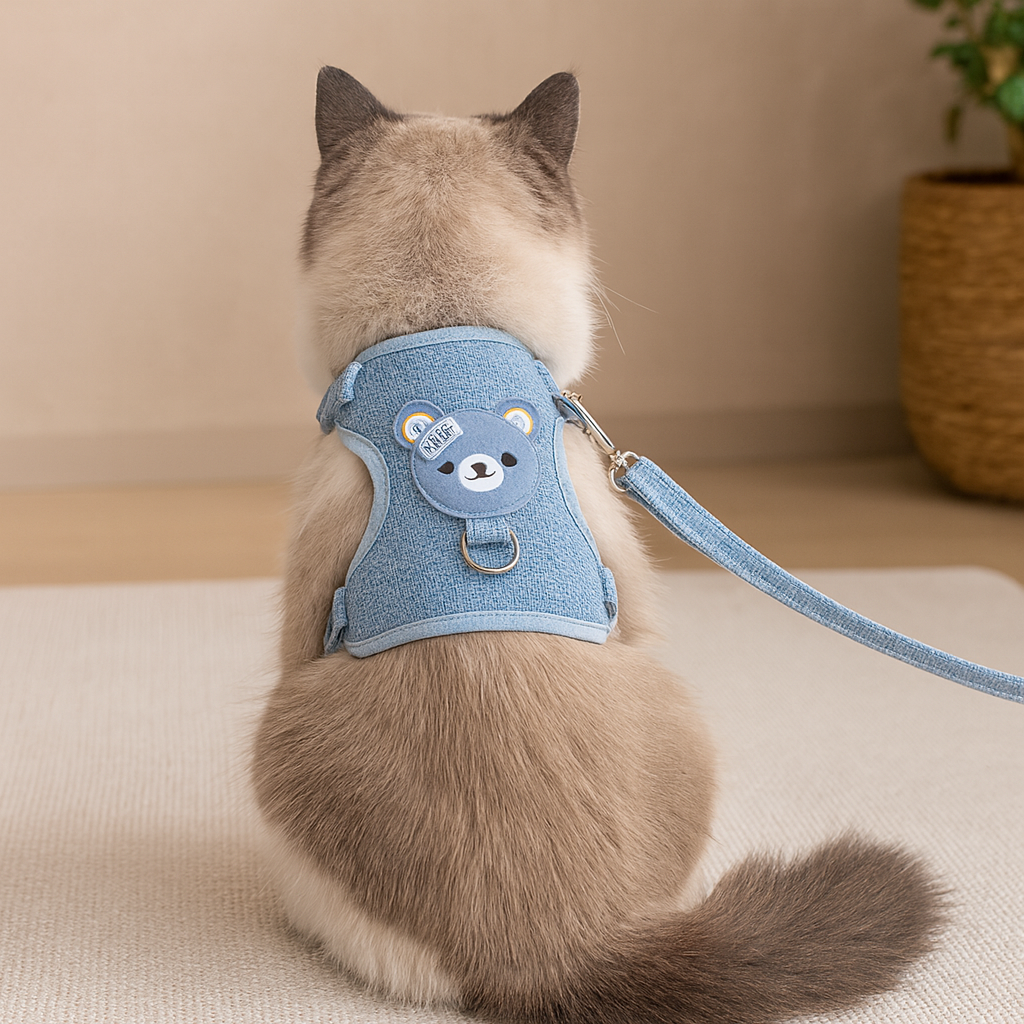 TeddyPaws Cozy Harness & Leash Set