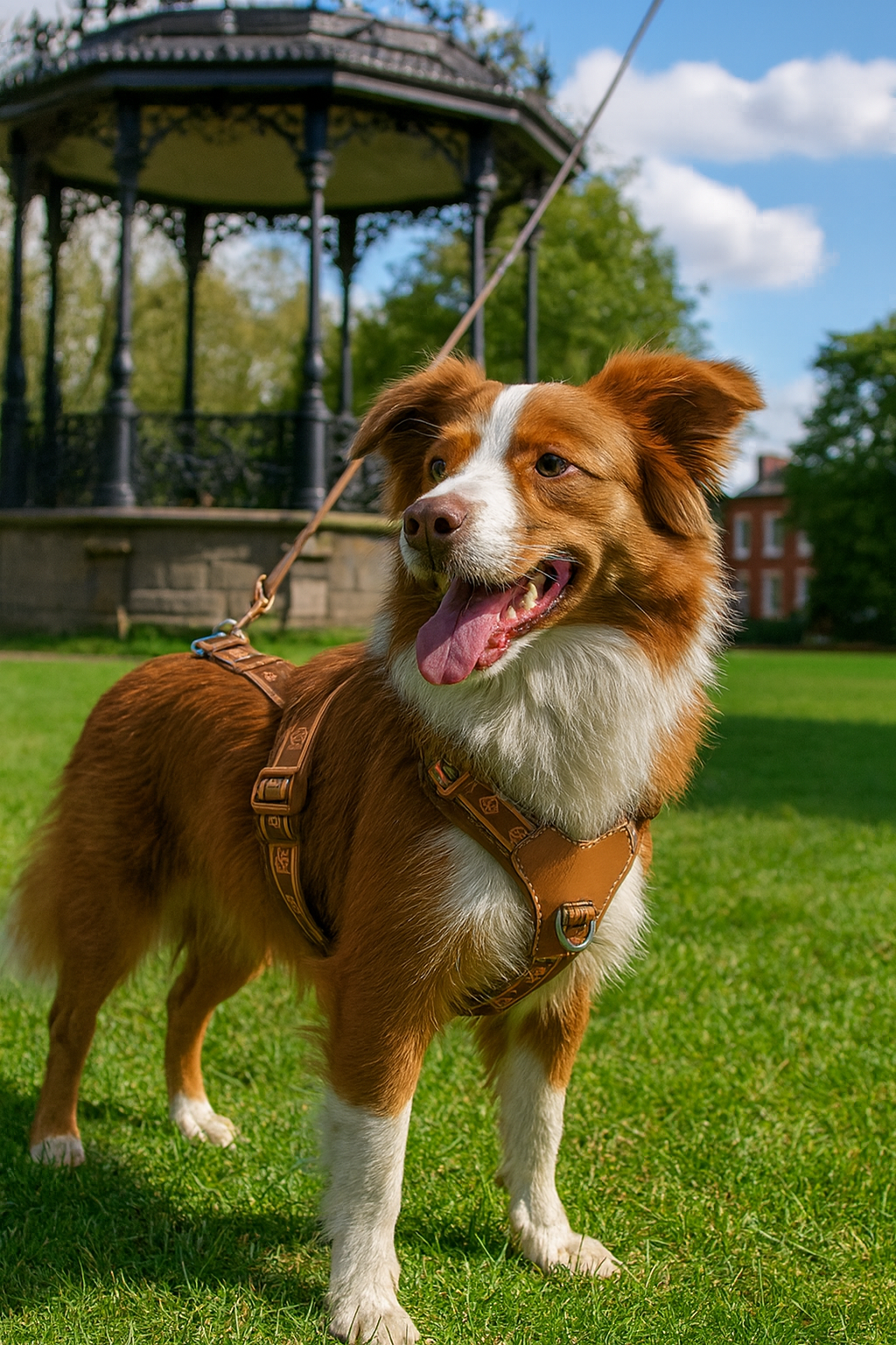 LuxPaw Leather Anti-Dash Harness