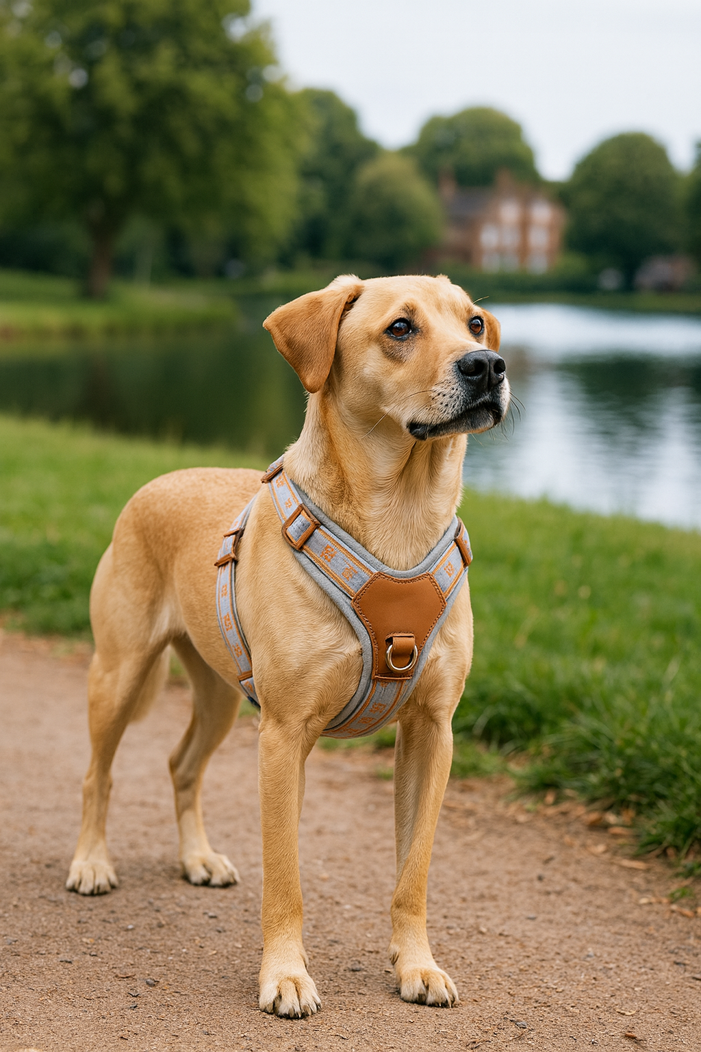 LuxPaw Leather Anti-Dash Harness