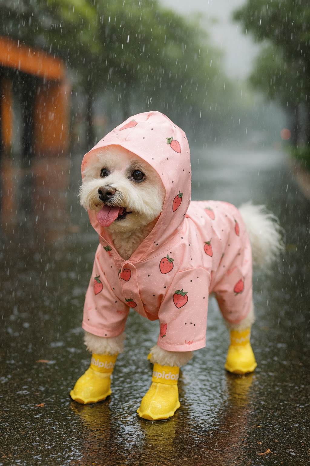 PawCharm Lightweight Dog Raincoat