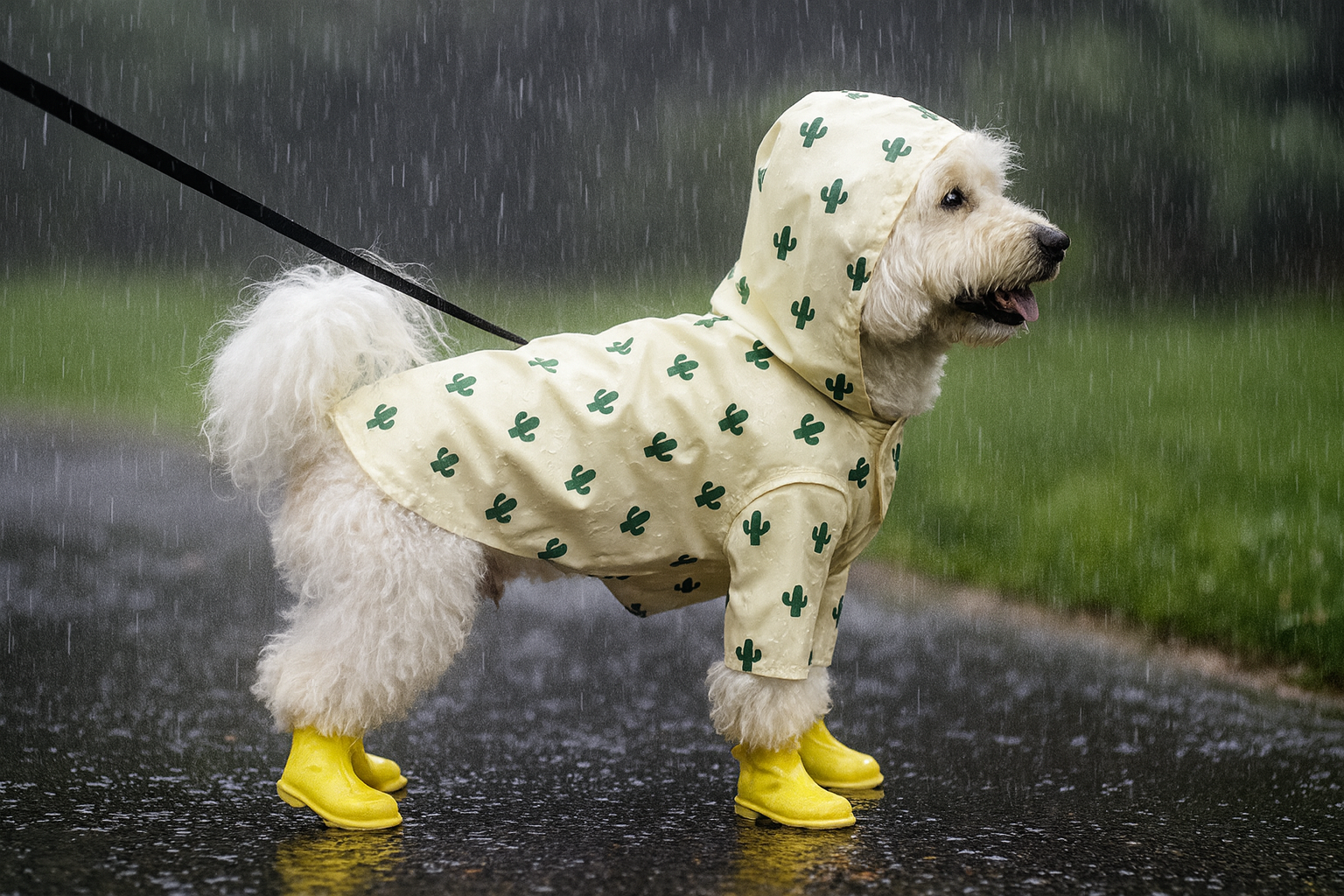 PawCharm Lightweight Dog Raincoat