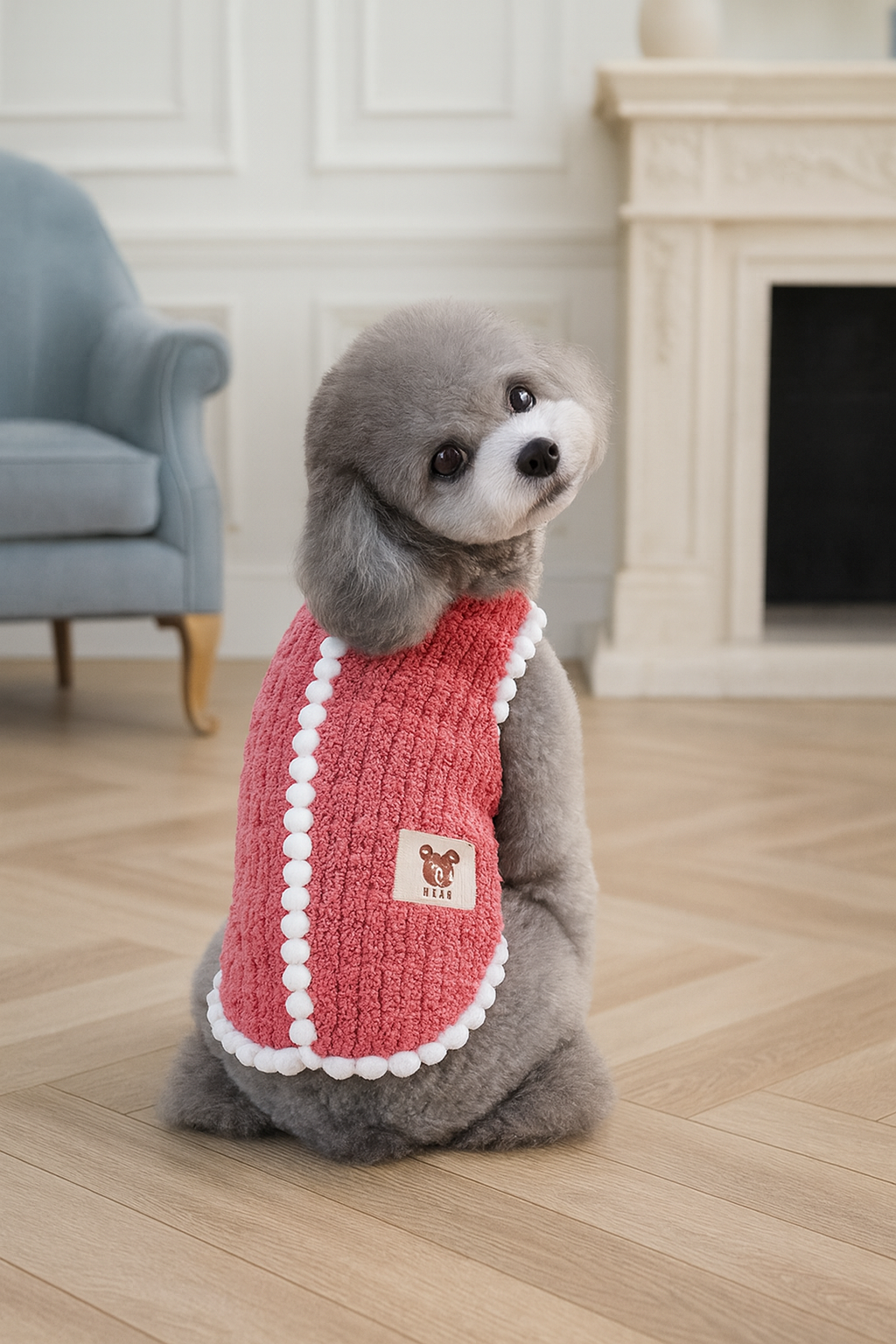 CozyBear Plush Winter Pet Vest