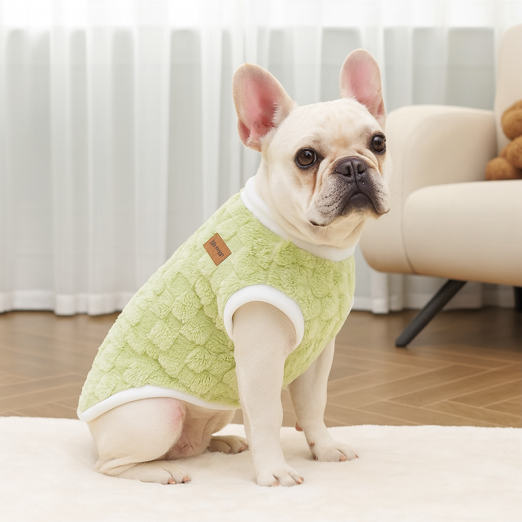 CozyPaws Fluffy Winter Dog Vest