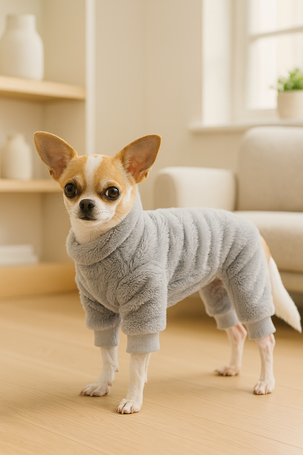 SnugglePaws Cozy Winter Jumpsuit