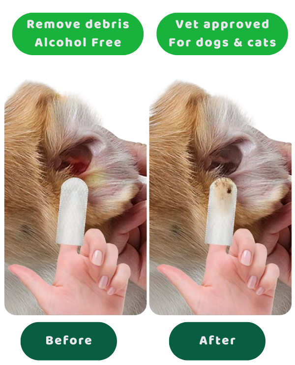 CleanEar Pet Finger Wipes