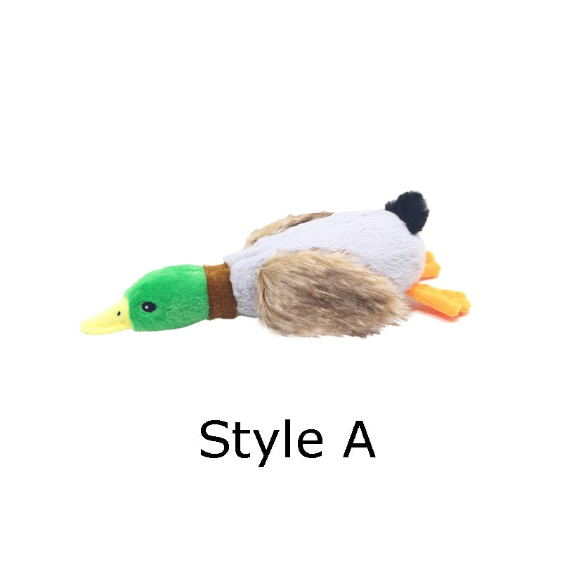 QuackyBuddy – Realistic Duck Squeaky Toy for Dogs