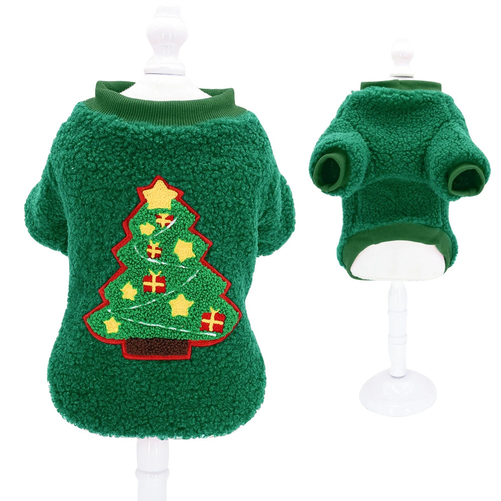 MerryTail Christmas Fleece Sweater