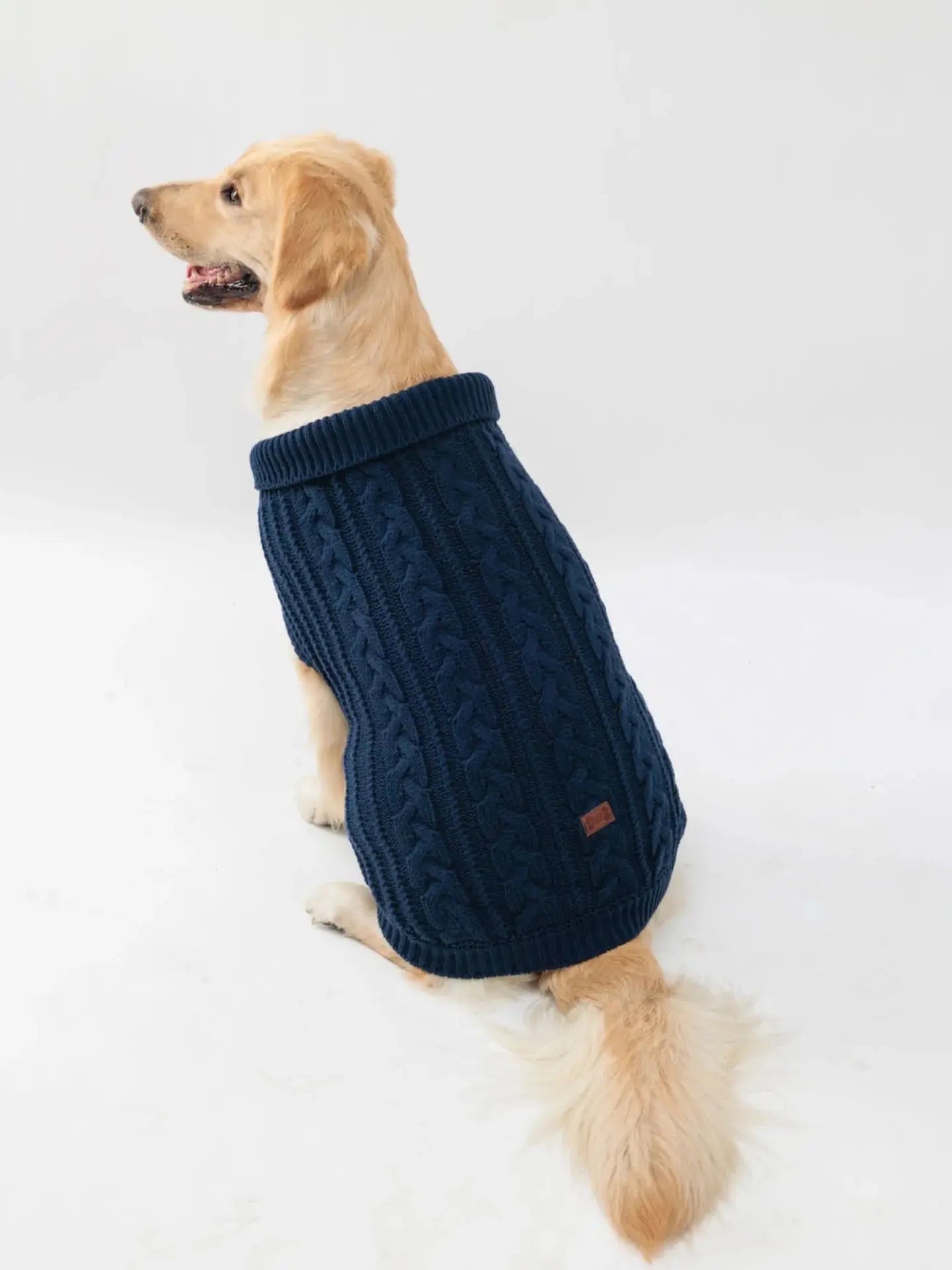 CozyPaw Knitted Dog Sweater