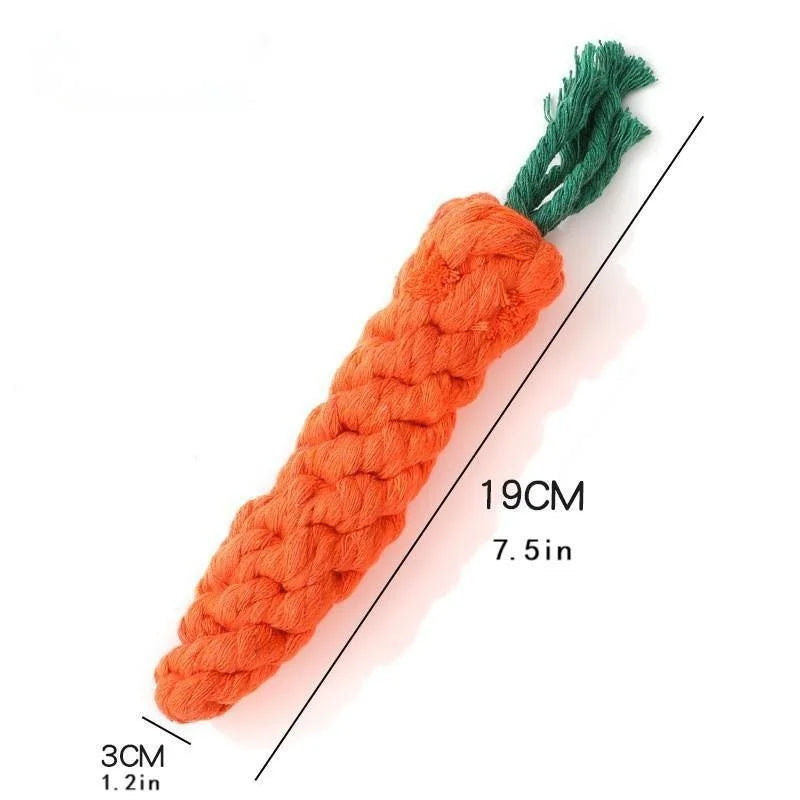 Chew-a-Carrot Rope Toy