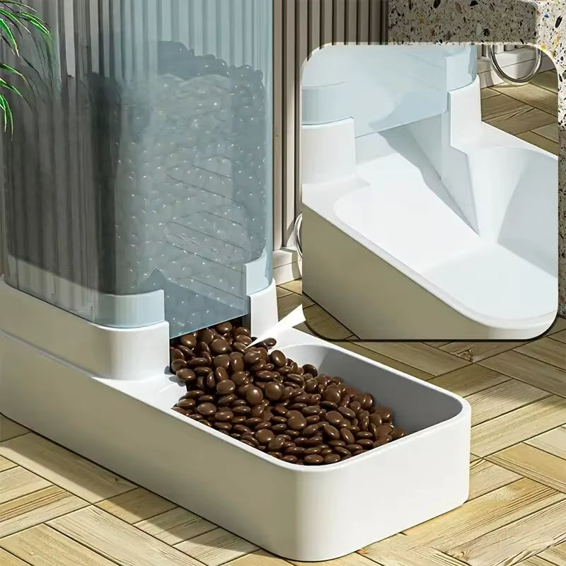 TwinFlow Automatic Pet Feeder & Water Dispenser