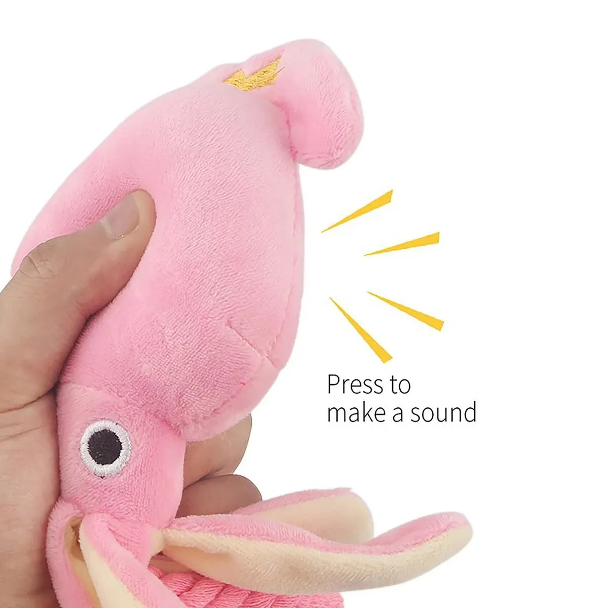 CuddleSquid Plush Dog Toy