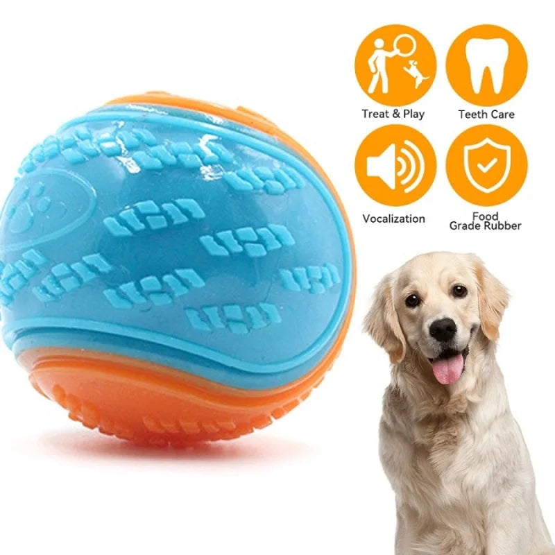 BarkBounce Squeaky Rubber Ball Set