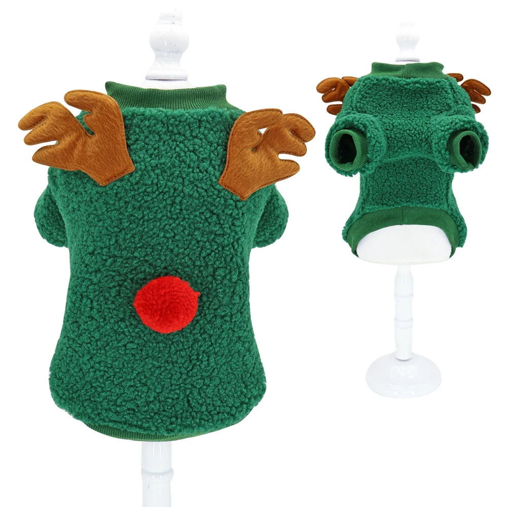 MerryTail Christmas Fleece Sweater