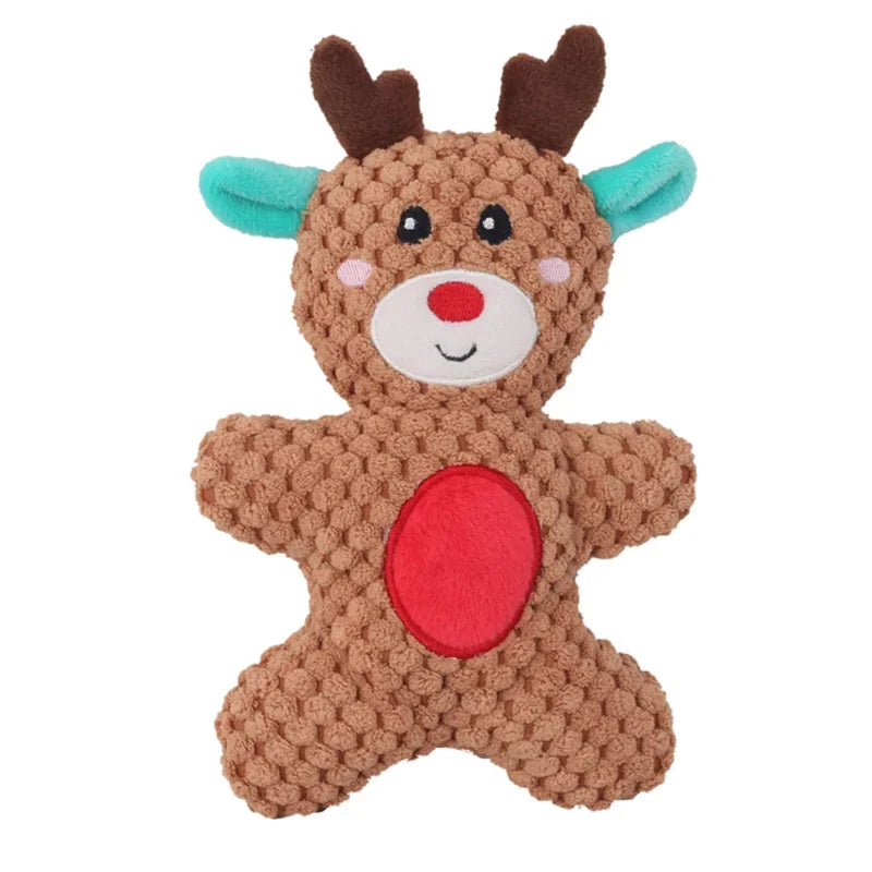 JinglePaws Holiday Plush Toy Set