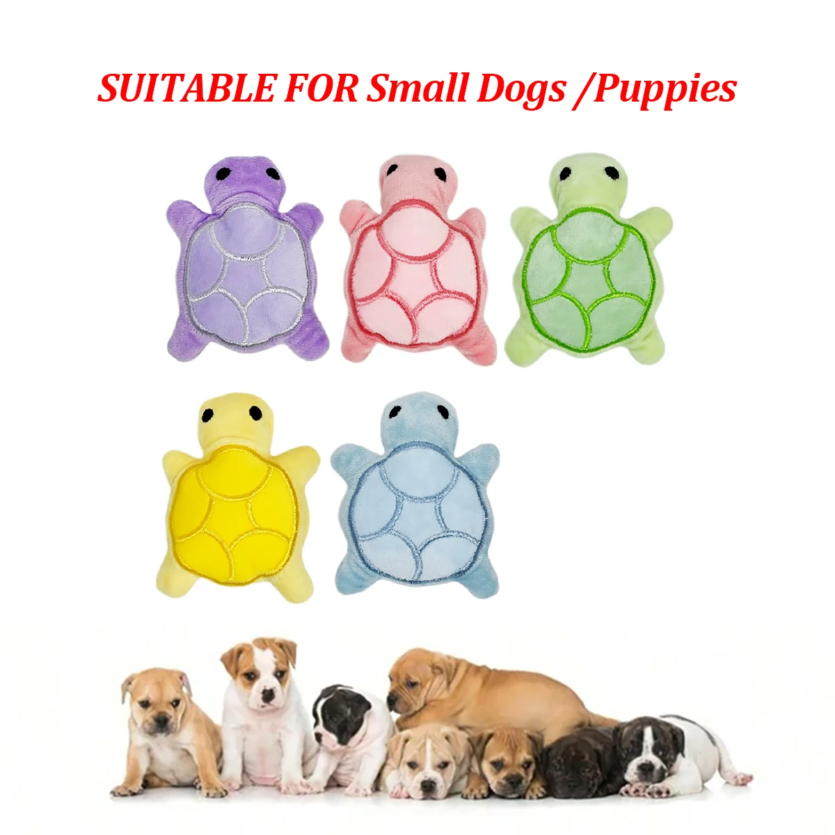 SnuggleTurtle Squeaky Toy