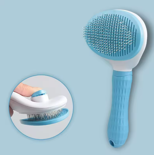 PurrfectEase One-Click Pet Hair Removal Brush