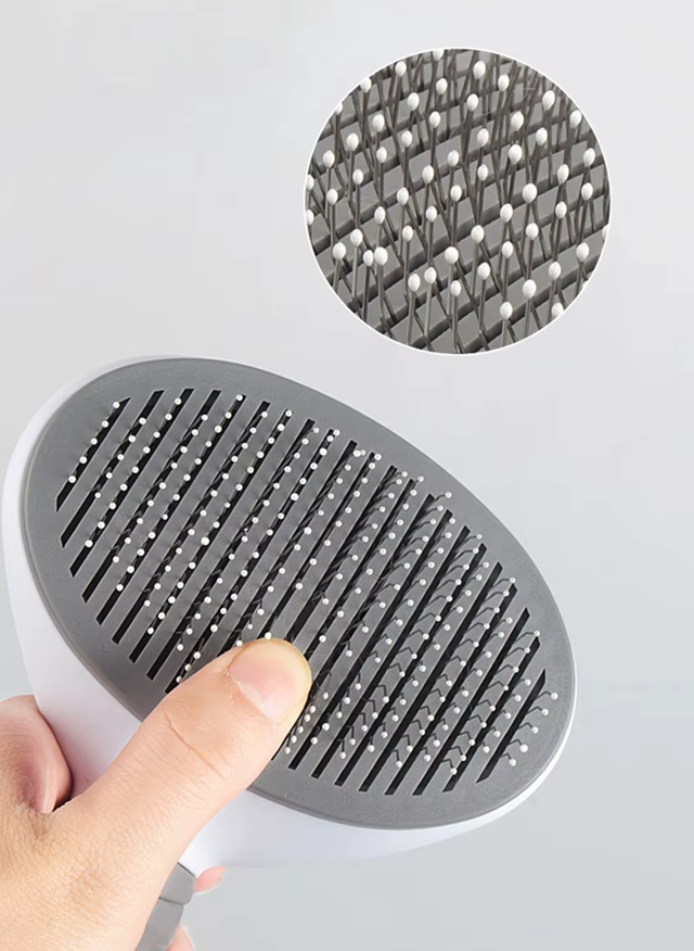 PurrfectEase One-Click Pet Hair Removal Brush