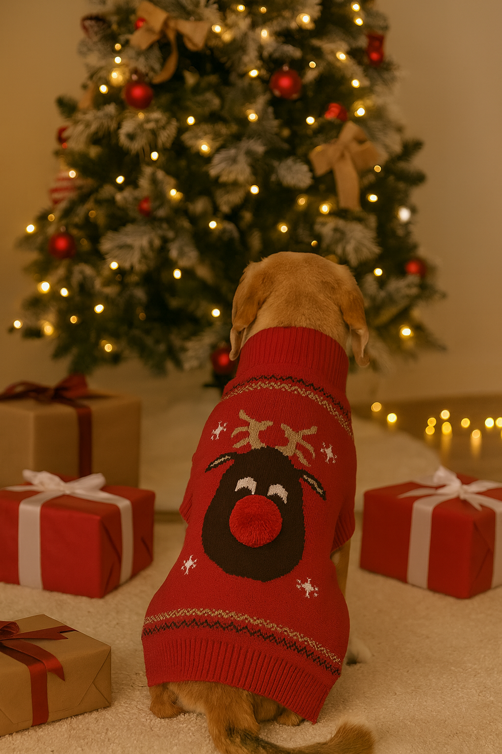 Jolly Paws Christmas Knit Sweater