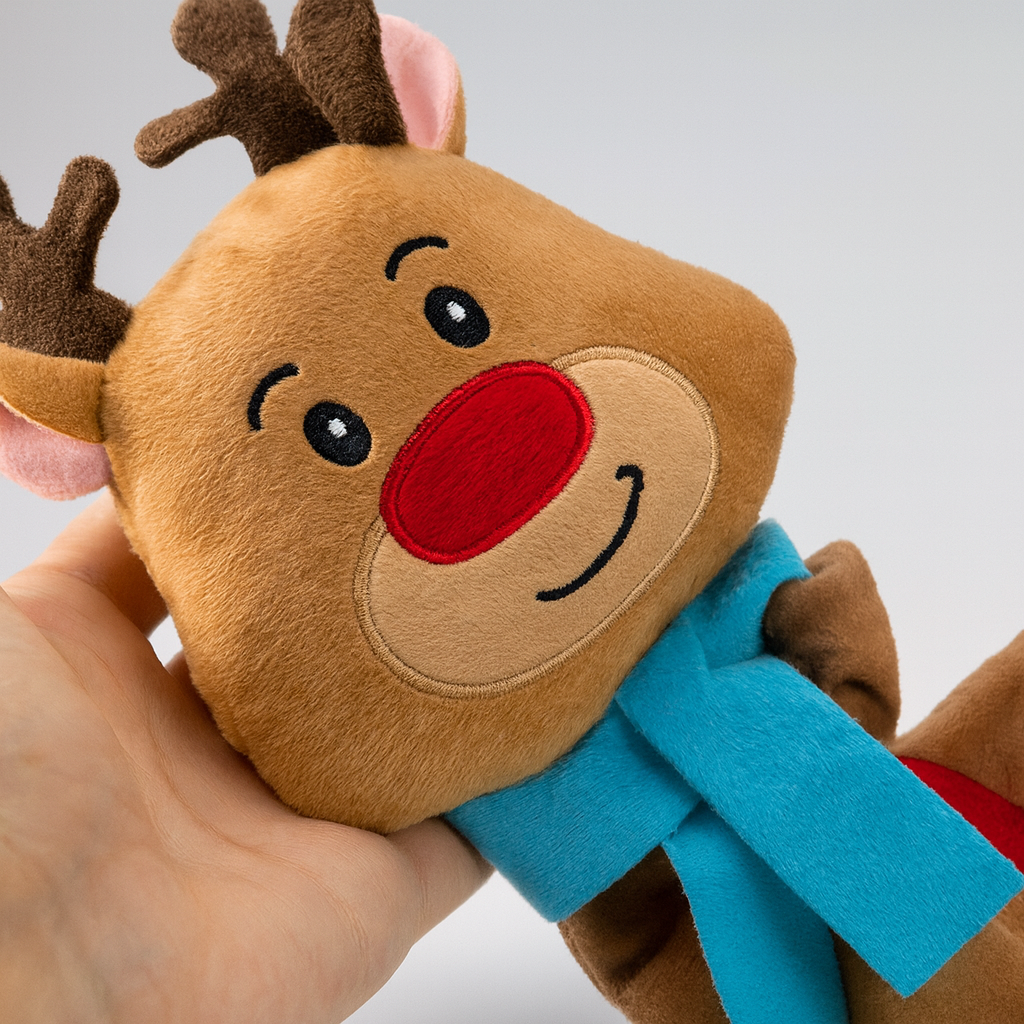 Jolly Pals Christmas Squeaky Dog Toys