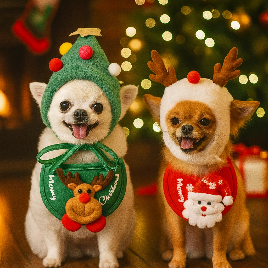 MerryPaws Christmas Costume Set
