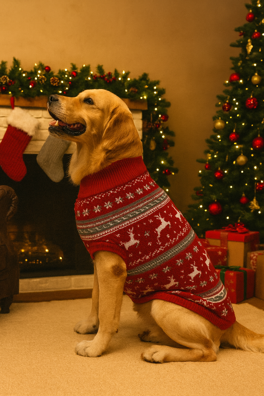 CozyReindeer Christmas Knit Sweater